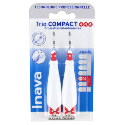 Inava Trio Compact 6 Brossettes Interdentaires - Taille 1,5 mm