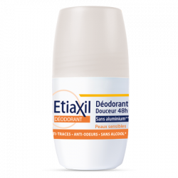Etiaxil deodorant douceur 48h sans aluminium roll-on 50ml