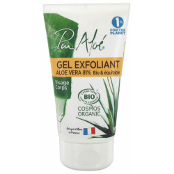 Pur Aloé Gel Exfoliant Visage à l'Aloe Vera 81% Bio 150 ml