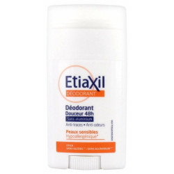 Etiaxil Déodorant douceur 48H sans aluminium stick 40ml