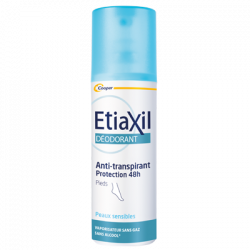 Etiaxil déodorant anti transpirant 48H pieds vaporisateur 100ml