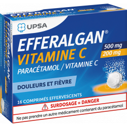 Efferalganvitamine C 500mg/200mg 16 comprimés effervescents