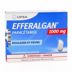 Efferalgan 1g 8 comprimés pelliculés