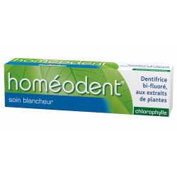 Homéodent Dentifrice soin blancheur chlorophylle 75 ml