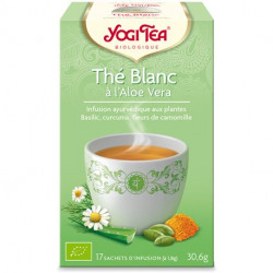 Yogi Tea Thé blanc aloe vera 17 infusettes