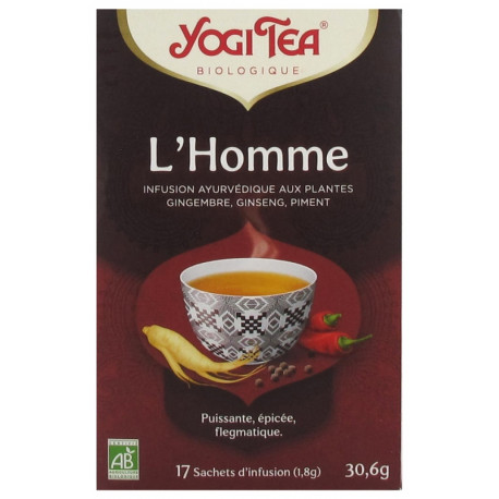 Yogi Tea L'Homme Bio 17 Sachets