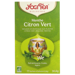 Yogi tea menthe citron vert 17 sachets