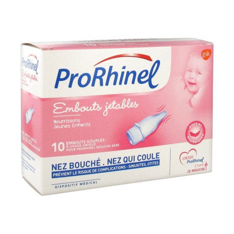 Prorhinel 10 Embouts Jetables Souples