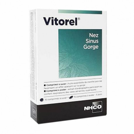NHCO VITOREL SINUS/NEZ/GORGE 30 CPS