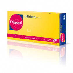 Oligosol Lithium 28 ampoules