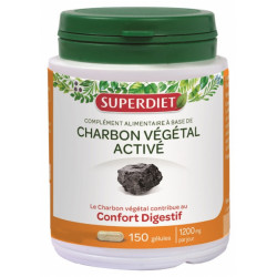 Super Diet Charbon Végétal Activé 150 Gélules