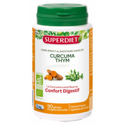 Super Diet Curcuma Thym Bio 90 Gélules
