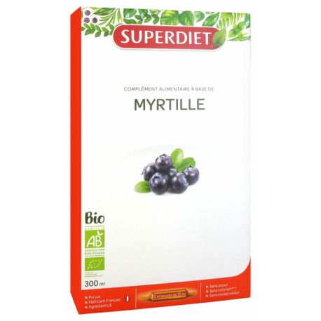 Super Diet Myrtille Bio 20 Ampoules