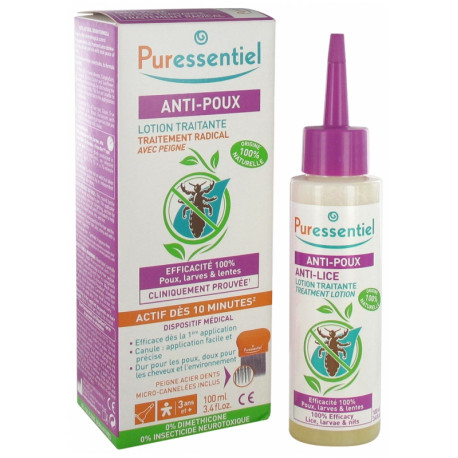 Puressentiel Anti-Poux Peigne Tri-Expert - La Pharmacie de Pierre