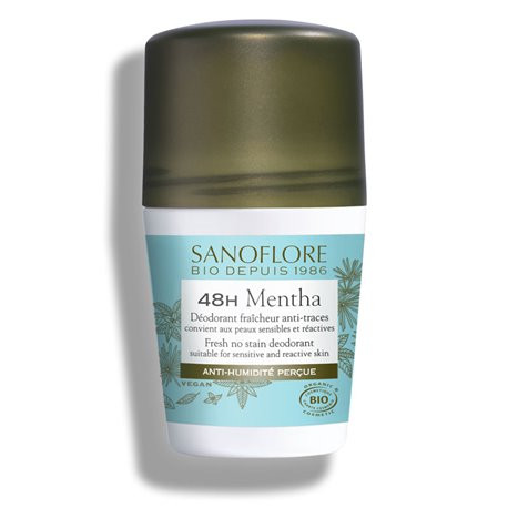 Sanoflore Déodorant Bio Bille 48h Mentha