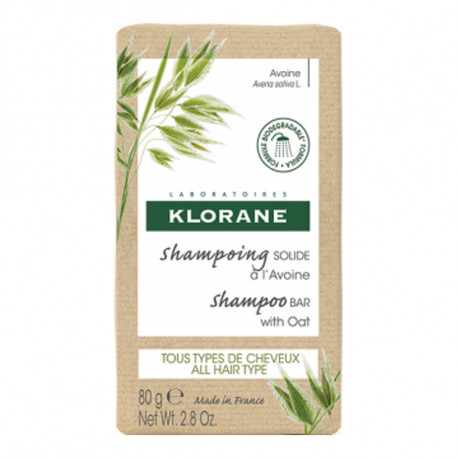 Klorane Shampooing Solide à l'Avoine Extra Doux 80g