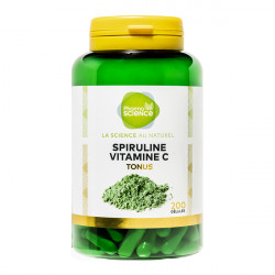 Pharmascience spiruline vitamine C 200 gélules 
