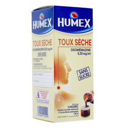  Humex toux sèche oxomemazine sans sucre 150ml