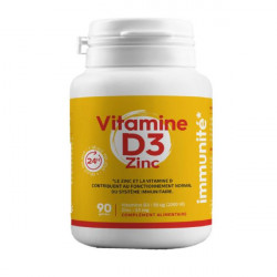 Pharmascience Vit D3+Zinc 90 Gélules