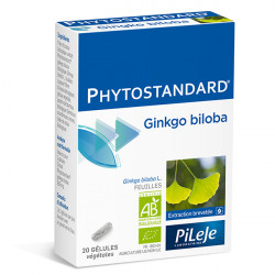 Pileje Phytostandard® - Ginkgo biloba 20 Gélules