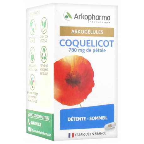 Arkogélules Coquelicot 45 Gélules