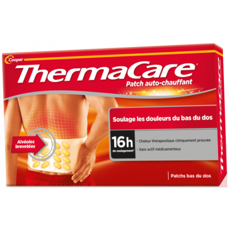 Cooper Thermacare Patch auto-chauffant Dos x2