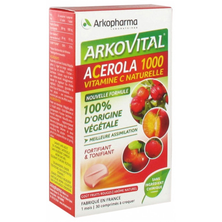 Arkovital Acerola 1000 30 Comprimés