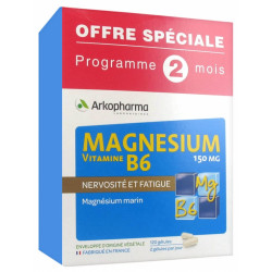 Arkopharma Magnésium Vitamine B6 150 mg 120 Gélules