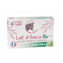 MKL Savon au lait d'Anesse Bio Aloe Vera 100g