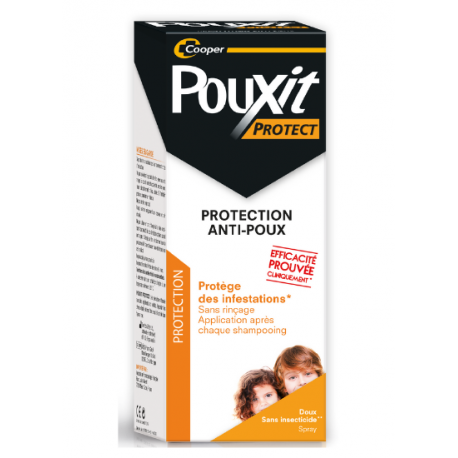 Pouxit Shampooing 200 ml, anti-poux et lentes sans inscecticide à partir de  6 ans