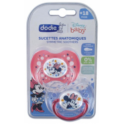 Dodie Disney Baby 2 Sucettes Anatomiques Silicone 18 Mois +