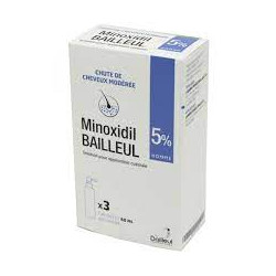 Minoxidil 5 % solution 3 x 60 ml