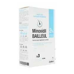 Minoxidil 2% solution 3x60ml