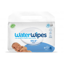 Waterwipes 60 lingettes biodégradables 4 paquets
