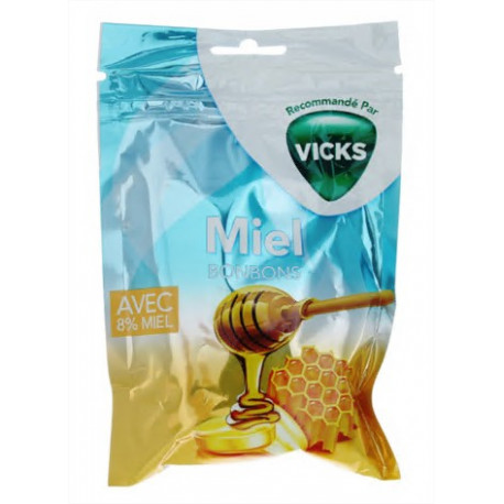 VICKS Bonbons miel 72g - Pharmacie Prado Mermoz