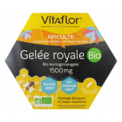 Vitaflor Gelée Royale 1500 mg Bio 20 Ampoules