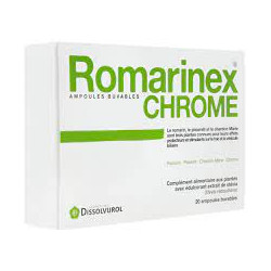 Dissolvurol romarinex chrome aux plantes 20 x 10ml
