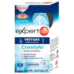Expert 1.2.3. Cryostylo Verrues Pieds et Mains 18 Traitements