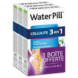 Water Pill Cellulite 3en1 Lot de 3 x 20 Comprimés