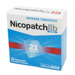 NicopatchLib 21mg / 24H 28 dispositifs transdermiques