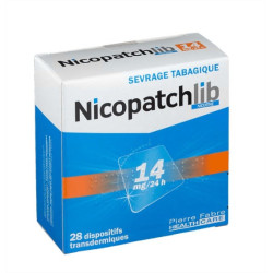 NicopatchLib 14 mg/ 24H 28 dispositifs transdermiques