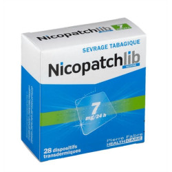 NicopatchLib 7 mg / 24H 28 dispositifs transdermiques
