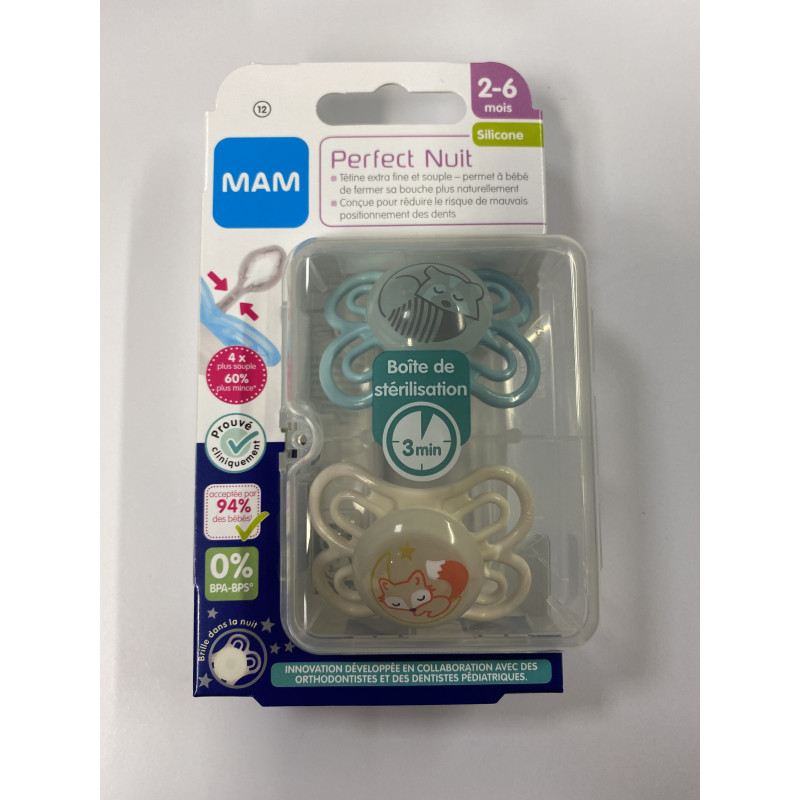 Sucette Comfort silicone 2-6mois Mam - accessoires bébé