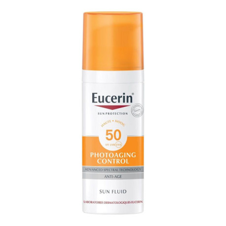 Eucerin sun fluide anti-âge visage SPF50 50ml