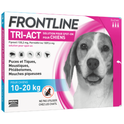 Frontline Tri Act Chien 10 -20 kg 3 pipettes