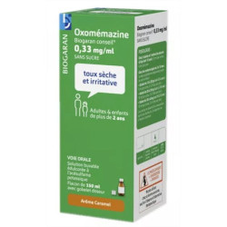 Biogaran Oxomémazine sans sucre suspension buvable 150 ml