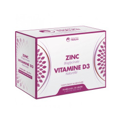 Prescription Nature Zinc et Vit d3 60 gélules