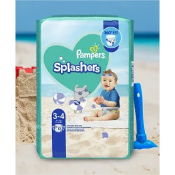 Pampers Splashers taille 3-4 12 couches