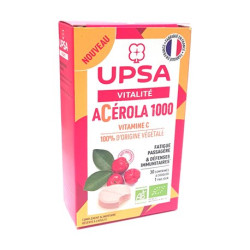 UPSA Acérola 1000 Bio 30 comprimés à croquer