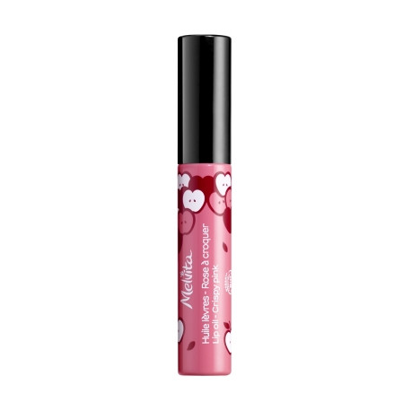 Melvita Huile Lèvres Nutrition - Éclat Bio 7 ml -Rose à croquer